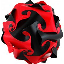 Cyclone Puzzle - Red and Black