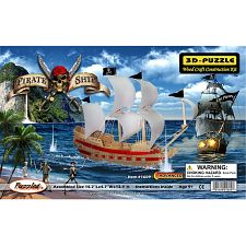 Pirate Ship - 3D Wooden Puzzle - 