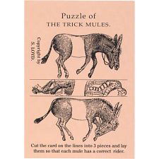Puzzle of the Trick Mules - Trade Card - 