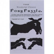 The Wonderful Chinese Pony Puzzle - Trade Card