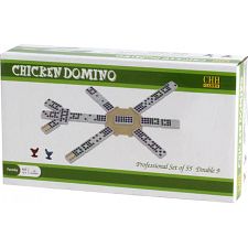 Chicken Domino Double 9 - Professional Set of 55 - 