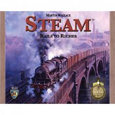 Steam: Rails to Riches (Mayfair Games 029877045518) photo