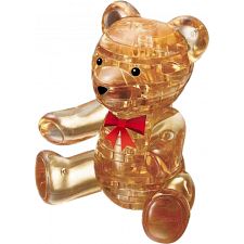 3D Crystal Puzzle - Teddy Bear (Brown)