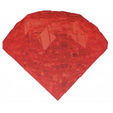 3D Crystal Puzzle - Gem - Ruby Red - 