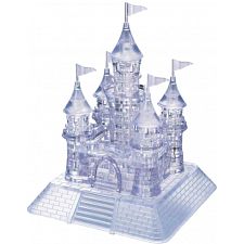 3D Crystal Puzzle Deluxe - Castle (Clear) - 