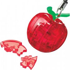 3D Crystal Puzzle Mini - Apple - Red - 