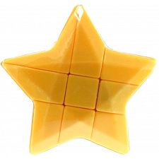 Star 3x3x3 Cube - Yellow Body (Yong Jun Toys 779090716312) photo