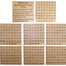 Mysterious Mind Reader Cards 1-125