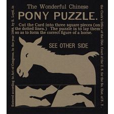 The Wonderful Chinese Pony Puzzle - Limited Edition - Numbered (Sam Loyd 779090820361) photo