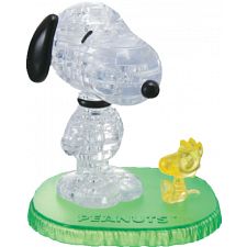 3D Crystal Puzzle - Snoopy Woodstock - 