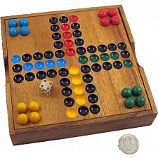 Ludo Wooden Game - Classic Strategy Game
