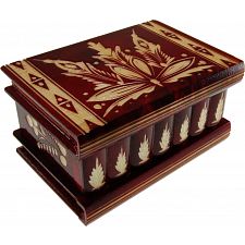 Romanian Puzzle Box - Large Red - 