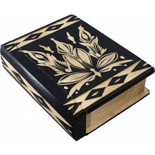 Romanian Secret Book Box - Black - 