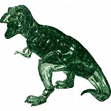 3D Crystal Puzzle Deluxe - T-Rex (Green) - 