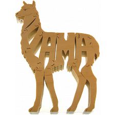 Llama - Wooden Puzzle