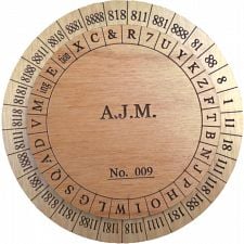 Union Army Cipher Disk - 