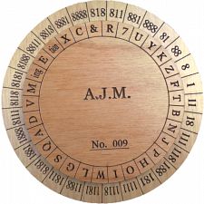 Union Army Cipher Disk