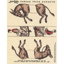 Famous Trick Donkeys - Color Puzzle Master Logo (Sam Loyd 779090706870) photo