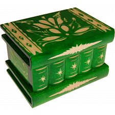 Romanian Puzzle Box - Medium Green - 