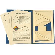 Puzzle Booklet - Diagonal Tangrams (Peter Gal 779090707280) photo