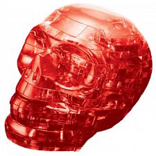 3D Crystal Puzzle - Skull (Red) - 
