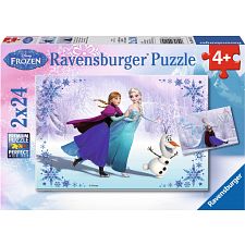Disney Frozen: Sisters Always - 2 x 24 piece puzzles