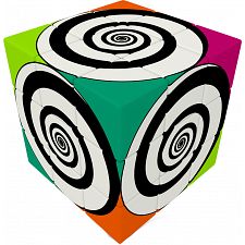 V-CUBE 3 Flat (3x3x3): Funky Spirals