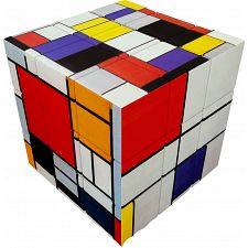 V-CUBE 3 Flat (3x3x3): Mondrian (5206457000937) photo