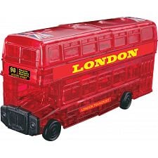 3D Crystal Puzzle - London Bus - 