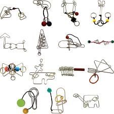.Level 10 - a set of 16 wire puzzles