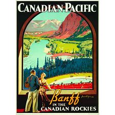 Canadian Pacific - Banff in the Canadian Rockies (Eurographics 628136603270) photo