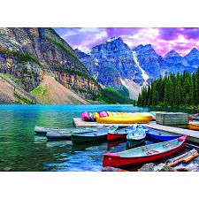 Canoes on the Lake