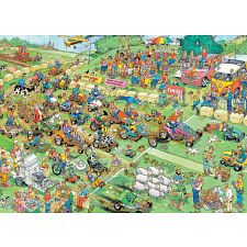 Jan van Haasteren Comic Puzzle - Lawn Mower Race