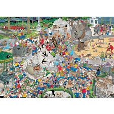 Jan van Haasteren Comic Puzzle - The Zoo - 