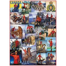 Royal Canadian Mounted Police - Collage (Eurographics 628136607773) photo
