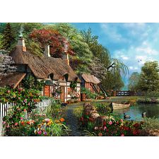 Cottage on a Lake - Large Piece Format