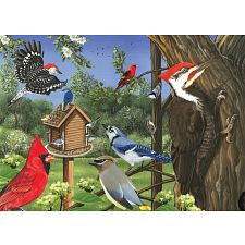 Around the Birdfeeder - Tray Puzzle