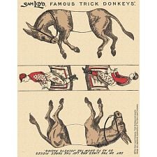 Famous Trick Donkeys - Commemorative Edition - 145 Years (Sam Loyd 779090709581) photo