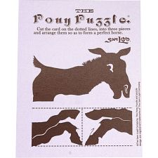 The Pony Puzzle: Purple Card (Sam Loyd 77090907957257) photo