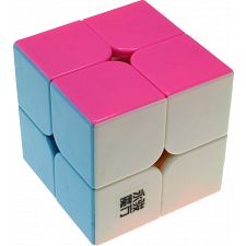 YJ YuPo 2x2x2 - Stickerless (with pink) Body (MoYu 6948571883094) photo
