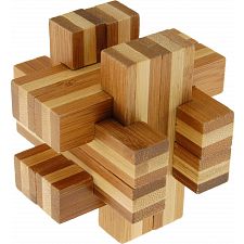Bamboo Wood Puzzle - Cross Roads - 