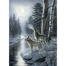Wolves By Moonlight (Cobble Hill 625012401548) photo