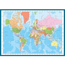 Modern Map Of The World - 