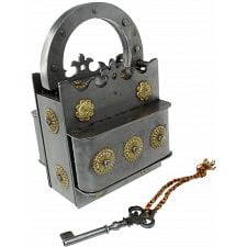 Crown Iron Puzzle Lock