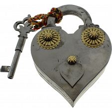Heart Shape Iron Puzzle Lock