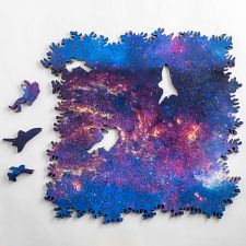 Infinite Galaxy Wooden Jigsaw Puzzle - Double-sided (Nervous System 779090700168) photo