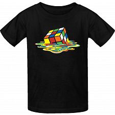 Melted Rubik's Cube - T-Shirt