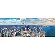 Toronto, Canada: Panoramic Puzzle (Eurographics 628136653039) photo