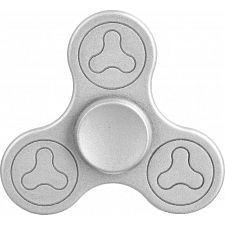 Metal Tri Spinner Anti-Stress Fidget Toy - Silver Design - 