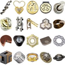.Level 8 - a set of 20 Hanayama Puzzles